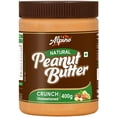 thumbnail image 1 of ALPINO Natural Peanut Butter Crunch | 30% Protein | Made with 100% Organic Roasted Peanuts | No Added Sugar and Salt | Peanut Butter Crunchy (400 gm), 1 of 2