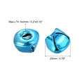 thumbnail image 2 of 20mm Jingle Bells Craft Bells Carbon Steel Electroplating Blue 48 Pack, 2 of 5