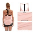 thumbnail image 4 of icyzone Workout Shirts Yoga Tops T-Back Running Tank Top, 4 of 6