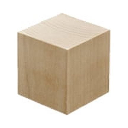 5 Pcs 2-1/2" Wood Block / Cube