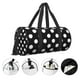 thumbnail image 3 of Easygdp Black and White Polka Dot Bolsa de Viaje, Bolsa de Mano, Bolsa de Gimnasio, Bolsa de Equipaje para Viaje, 3 of 6