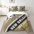 thumbnail image 2 of Erosebridal American Football Bed in a Bag Full size,Ball Game Bed Set,Sport Decor (New Orleans),Reversible,Lightweight,7 Pieces, 2 of 5