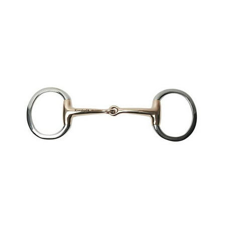 Copper Mouth Eggbutt Snaffle - Korsteel Copper Mouth Eggbutt Snaffle 5 Inch