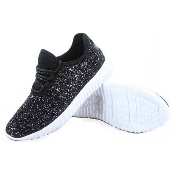 women sequin glitter sneakers tennis lightweight