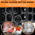 thumbnail image 3 of Bandeja para hacer cubos de hielo LUSHYUM Skull 3D sin BPA, paquete de 2, 3 of 6