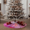 thumbnail image 5 of Kdxio Pink Pig Print Christmas Tree Skirt Christmas Xmas Tree Skirts Mat for New Year Holiday Christmas Party Decorations-48", 5 of 7