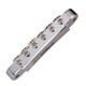 thumbnail image 4 of Puente Duradero Hugo de Espárragos para Guitarra Eléctrica Plateado Puente de silla de montar con rodillo, 4 of 10