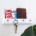 thumbnail image 3 of Key Hanger with Mail Holder - Mail and Key Holder for Wall - Key Holder and Mail Organizer - Adhesive Key Holder for Wall Key Rack Hanger Mail Holder Wall Mount with 4 Hooks for Entryway, 3 of 8