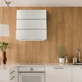 thumbnail image 4 of Akicon 36" Stainless Steel Range Hood, Modern Box Ducted Kitchen Hood with Powerful Vent Motor, Wall Mount, 36"W * 30"H*14"D, Signal White, 4 of 7