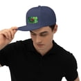 thumbnail image 7 of Beautiful Tropical Flower Flat Bill Hats for Men Snapback Skull Skateboard Hats Baseball Cap, 7 of 7