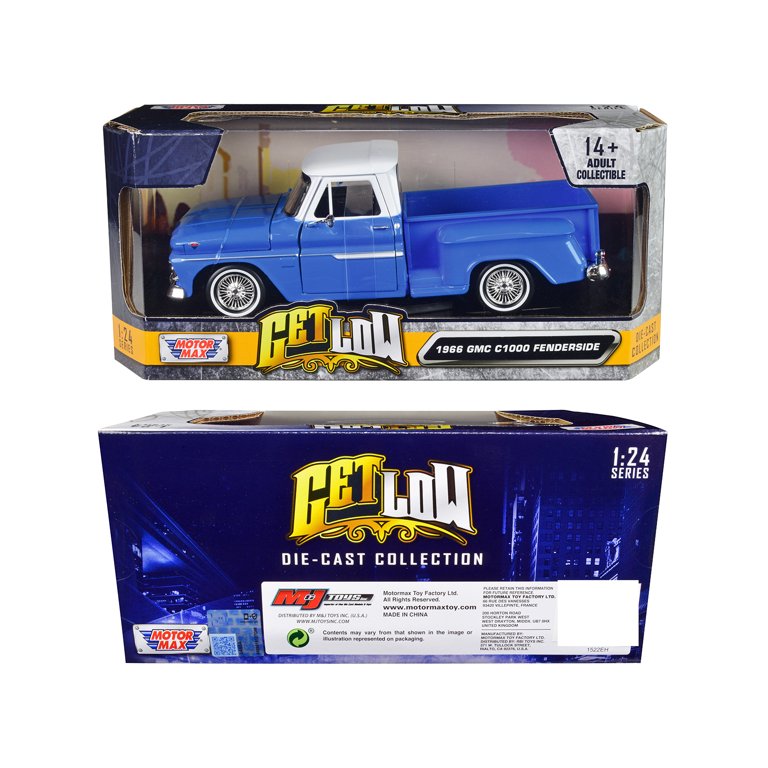 1966 GMC C1000 Fenderside Pickup Truck Lowrider Blue with