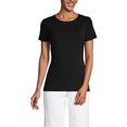 thumbnail image 3 of Lands' End Women's Petite Cotton Rib T-shirt, 3 of 3