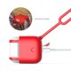 thumbnail image 4 of Funda De Silicona Auricular Correa Cubierta Protectora A Prueba De Golpes Para rojo SM SunniMix Funda de silicona para auriculares, 4 of 8