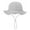 Grey, variant on Toddler Baby Summer Sun Protection Fashion Solid Color Outdoor Sun-Hat Cute Sunscreen Hat Cap