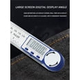 thumbnail image 5 of Two In One Digital Display Angle Ruler Multifunction Large Screen Display Plastic Protractor Caliper Vernier Caliper 1pc ,Woodworking Protractor, 5 of 5