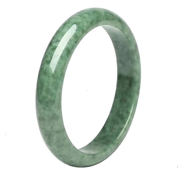 DESIGNICE Natural Dark Green Jade Jadeite Gemstone Bangle Bracelet Best Jewelry