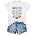 thumbnail image 1 of Fun Bow Positioning Printed Round Neck T-shirt, 1 of 6