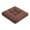 Brown, variant on Square Chair Seat with Comfortable Polycotton Foam for Dining Kitchen and Car Use