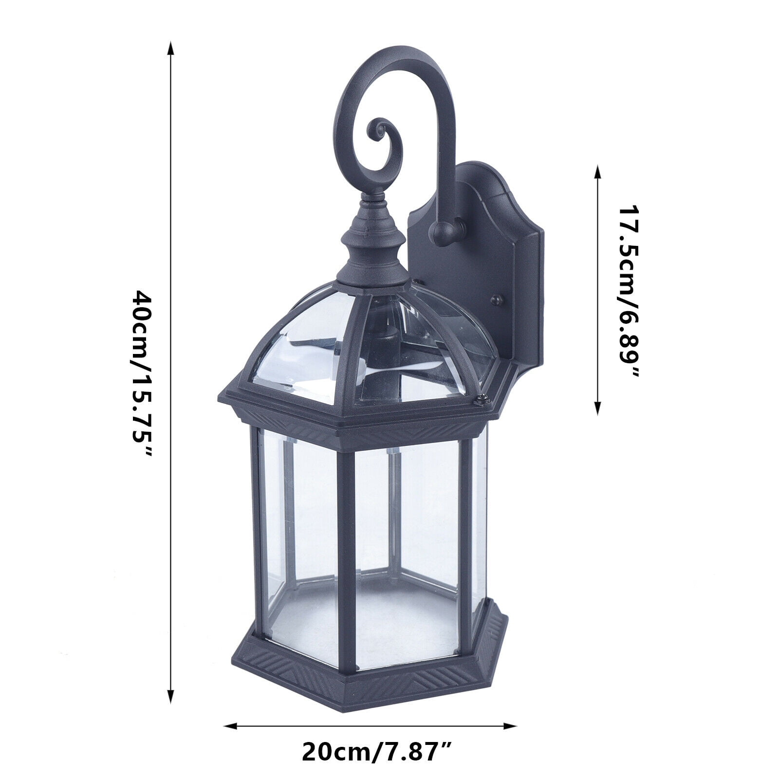 Corded Electric Sconce Light Fixture Outdoor Wall Lanterns