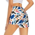 thumbnail image 3 of Fotbe Cute Sea Animals Womens High Waist Running Shorts Athletic Workout Quick Dry Shorts for Women with Pockets Gym Yoga Summer Shorts-XX-Large, 3 of 9