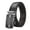 Black, variant on Men's Click Ratchet Belt Dress with Sliding Buckle Adjustable Trim to Exact Fit 28"-43" (Gold)