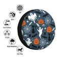 thumbnail image 4 of Fotbe Halloween Funda de Llanta de Repuesto con Estampado, Engrosada, Ajuste Universal para Jeep, Remolque, RV, SUV, Camión-16 inch, 4 of 6