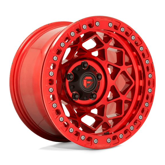 Fuel D121 Unit Beadlock 17X9 6X135 -15Et 106.1Cb Candy Red Wheel