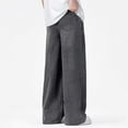 thumbnail image 5 of Mifsaly Boys Wide Leg Jeans Teen Baggy High Waist Denim Pants Relaxed Fit Going Out Casual Streetwear with Pockets, 5 of 6
