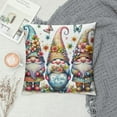 thumbnail image 2 of YANMS Spring Gardening Gnome Truck Decorative Throw Pillow Cover, Lily Flowers Bee Bird House Watering Can Home Decors, Butterfly Green Birdhouse Rustic Decoration Floral Farmhouse, 2 of 5