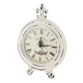 thumbnail image 3 of Simple Life Vintage European Style Table Clock Home Decor White - Style A, 3 of 5