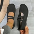 thumbnail image 2 of Wensltd Women Mary Jane Flats Elastic Band Round Toe Comfortable Walking Shoes, 2 of 9