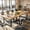Warm Brown, variant on Fnova 94"Large Conference Table for 8-10 People, Modern Executive Meeting Table with Cable Management & Adjustable Feet, Heavy-Duty Office Conference Desk for Boardroom, Training Room