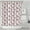White Cow Milk, variant on Pink Cow Strawberry Head Pattern Shower Curtain 36"x72" ,Bathroom Decorative Shower Curtains Set with 12 Hooks,Modern Waterproof Washable Shower Curtain