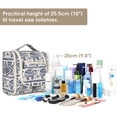 thumbnail image 2 of Narwey Hanging Toiletry Makeup Bag for Women Travel Organizer Toiletries Kit Men for Cosmetics Essentials Accessories, Large, Elephant, 2 of 5