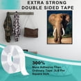 thumbnail image 2 of Extra Strong Double Sided Tape Heavy Duty Removable 10FT, Clear Sticky Adhesive Nano Tape Tough Washable Waterproof Mounting Tape for Hanging Picture, Poster, Carpet, Photo Deco, 2 of 6