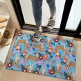 thumbnail image 2 of Basset Hound Dog and Flower Door Rugs,Washable Non Slip Door Mats Indoor,Decorative Door Mats,Entry Mat Indoor for Entrance,Bedroom,Kitchen,Bathroom,20"x32", 2 of 6