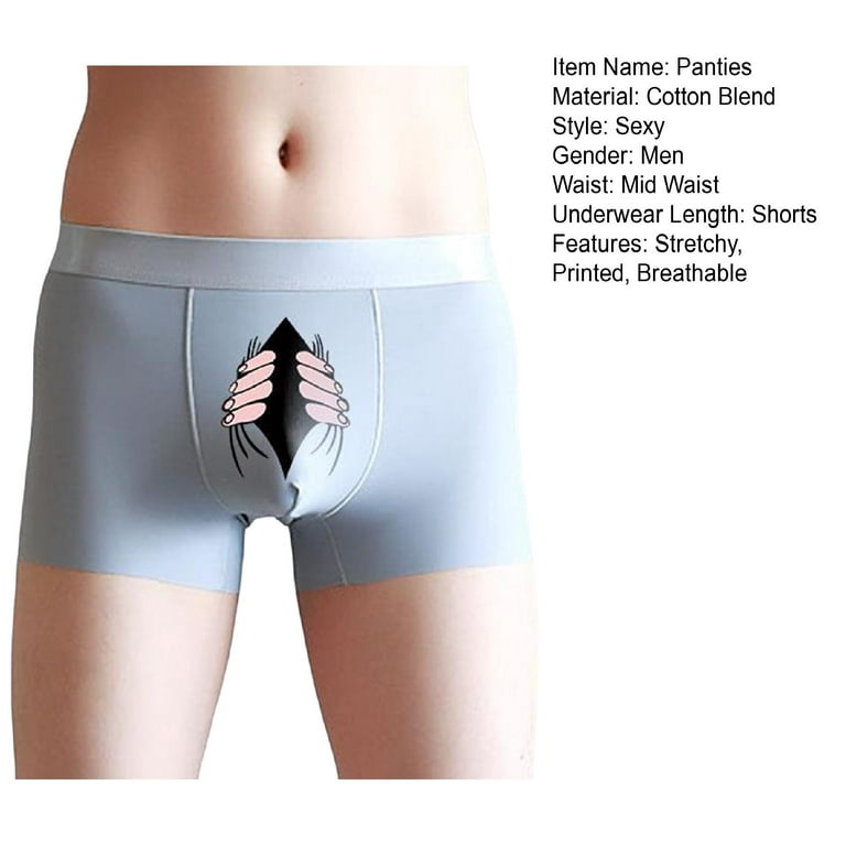 Dollar Underpants Breathbale Panties Male Underwear Print Shorts