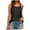 Black, variant on Womens Plus Size Ladies Loose Tops Casual Solid Color Basic Tank Shirt T-Shirt Sleeveless Blouse Beach Summer Loose Tee Shirts Blouse