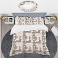 thumbnail image 2 of Designart 'Retro Circular Pattern IV' Mid-Century Modern Duvet Cover Set, 2 of 4