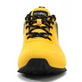 thumbnail image 3 of Kricely Men's Trail Running Shoes Fashion Walking Hiking Sneakers for Men Tennis Cross Training Shoe Outdoor Snearker Mens Casual Workout Footwear Yellow Size 15, 3 of 5
