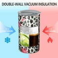 thumbnail image 2 of 20oz Coffee Tumblers Pioneer Flower Floral Print Pattern Stainless Steel Vacuum Insulated Travel Tumbler Coffee Cups Mug with Lid and Straw with Cleaning Brush for Cold & Hot Drinks, 2 of 5