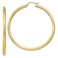 thumbnail image 1 of 10k Yellow Gold 3mm Round Hoop Earrings, 1 of 5
