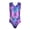 AB315 Purple, variant on Girl'S Stylish One-Pieces Swimwear Floral Print Sleeveless Crew Neck Bathing Suit Casual Comfortable Little Girls Water Activties Beach Wear Green Size 9-10 Years