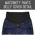 thumbnail image 2 of Super Comfy Stretch Women's Skinny Maternity Bermuda, 2 of 3