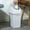 White, variant on 4.5 Gallon Trash Can with Swing Top Lid, Plastic Garbage Bin for Bathroom, Office, Bedroom, Living Room, Easy to Clean and Space-Saving