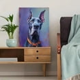 thumbnail image 5 of Great Dane Oil Painting Canvas Wall Art, Dog Portrait Print for Living Room Bedroom Office Hallway Dining Room Home Decor, 5 of 8