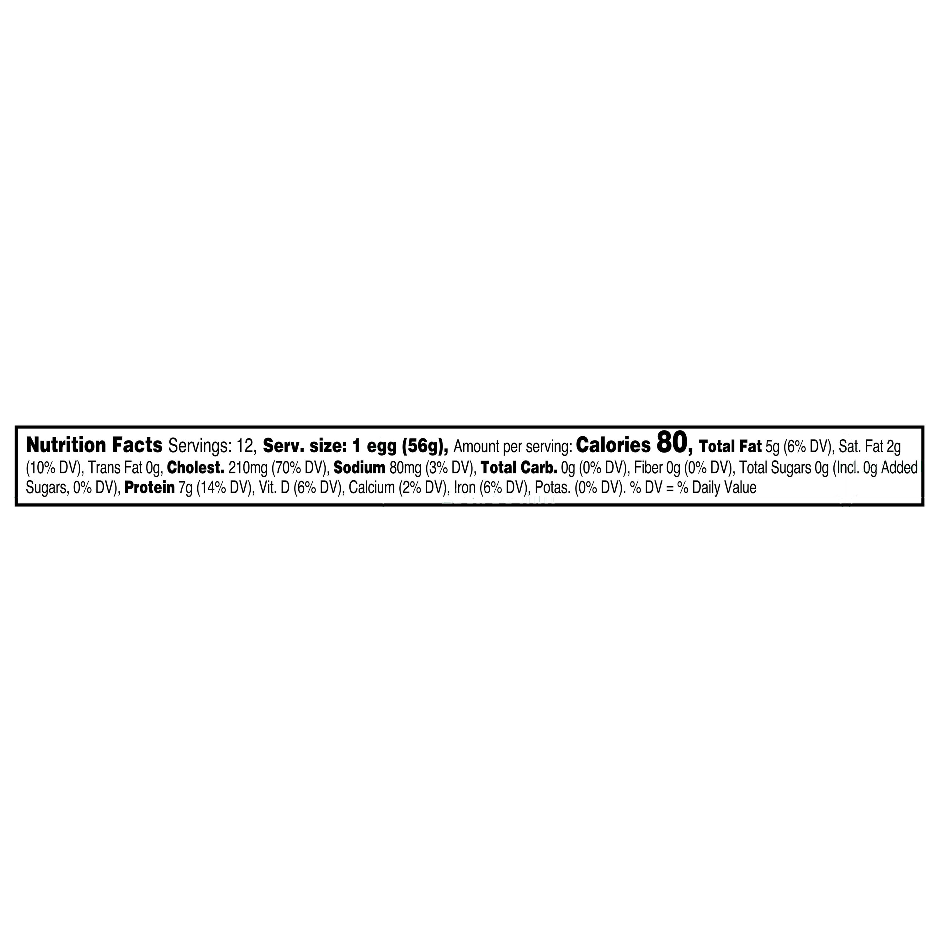 Great Value Cage-Free Grade AA Extra Large White Eggs, 12 Count