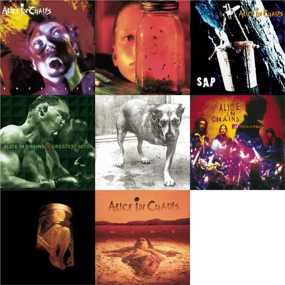 Facelift & Jar Of Flies & Sap & Greatest Hits & Alice In Chains & Unplugged & Nothing Safe: Best Of The Box & Dirt [CD Bundle]