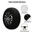 thumbnail image 3 of Kdxio Spare Tire Cover for RV Trailer, Waterproof Wheel Cover,Camper Spare Tire Cover Fit for Rv SUV Truck Travel Trailer -Watercolor Floral, 3 of 8