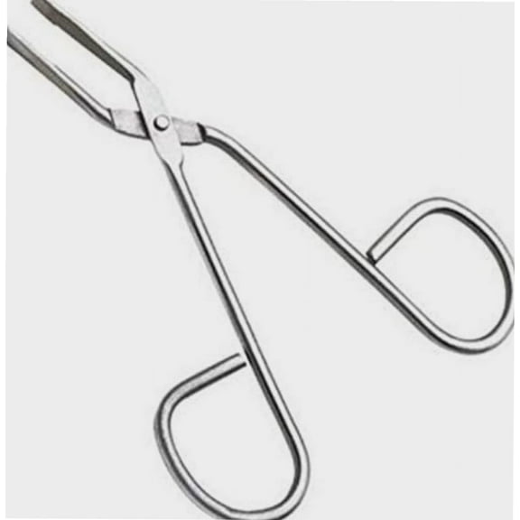 Stainless Steel Professional Eyebrow Tweezers with Scissor Handle Straight Tweezers Tip Personal Daily Beauty Care Tools Trimming Nose Hair Plucker Clip Nipper